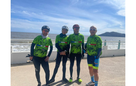 Belle performance du Cyclo Club de Cannes lors du GFNY 2025 .   